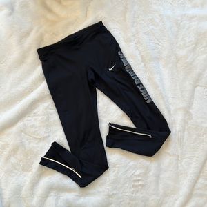 Nike Black Running Leggings Small NWOT